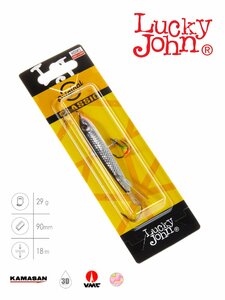Балансир Lucky John CLASSIC 9 + тр. 90мм/13H блистер, фото 7