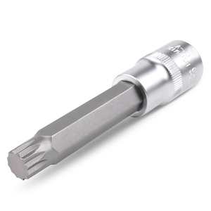 Торцевая головка со вставкой AVS BS12M12L, M12, квадрат 1/2″, профиль SPLINE, фото 3