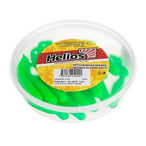 Виброхвост несъедоб. Vigor 3,75"/9.5 см Electric green 20шт. (HS-6-007-N-20) Helios, фото 2