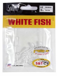 Слаги съедобные искусственные LJ Pro Series WHITE FISH 0,8in (02.00)/026 20шт., фото 4