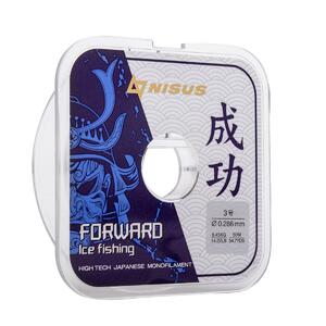 Леска FORWARD ICE FISHING 0,286mm/50m Nylon Transparent (N-FIF-0.286-50) Nisus, фото 3
