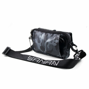 Сумка рыболовная "Yaman" Street Fishing MultiLock S-Pouch, 13,5х22х8 см, цв. серый камуфляж, фото 5
