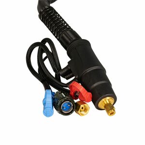 Сварочная горелка Aurora TIG 450 4 м WC HFL 50 MMQ, 2 pin, газ 3/8G, вода — быстросъём, фото 3