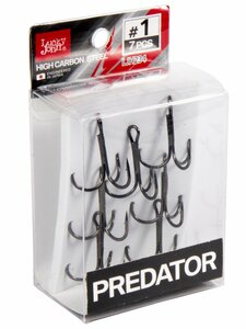 Крючки-тройники Lucky John PREDATOR сер. LJH234 разм.001 7 шт., фото 5