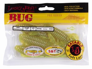 Твистеры съедоб. искусст. LJ Pro Series BUG 4.5in (11.43)/S15 4шт., фото 4