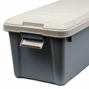 Ящик многофункц. особопрочный СЛЕДОПЫТ Expedition Box, 50 л, 700х360х320 мм, цв. графит/бежевый, фото 6