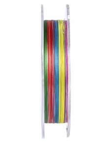 Леска плетёная LJ Vanrex EGI & JIGGING х4 BRAID Multi Color 150/010, фото 6