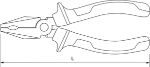 Thorvik LP00150 Пассатижи с двухкомпонентными рукоятками, 160 мм, фото 2