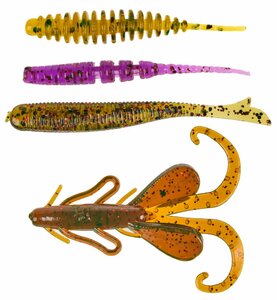 Твистеры и слаги съедоб. искусст. LJ Pro Series STREET FISHING PACK 06 SET Набор микроджиг 46 шт., фото 3