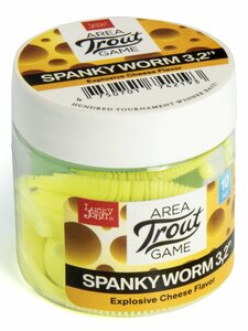 Слаги съедобные искусственные LJ Pro Series SPANKY WORM 3,2in (08.00)/S88 10шт., фото 5