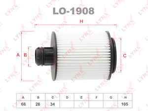 Фильтр масляный LYNXauto LO-1908. Для: CHEVROLET Aveo 1.3D 11>, OPEL Astra J 1.3D-2.0D 09> / Combo 1.3D-2.0D 12> / Corsa D 1.3D 06> / insignia A 2.0D 08> / Meriva B 1.3D 10> / Zafira C 2.0D 11>, фото 1