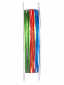 Леска плетёная LJ Vanrex EGI & JIGGING х4 BRAID Multi Color 150/017, фото 6