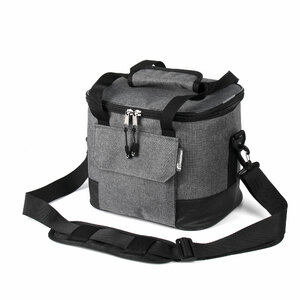 Сумка изотермическая СЛЕДОПЫТ Gray Line Pro, 13 л, цв. серый меланж, фото 2