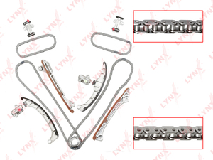 Комплект цепи ГРМ LYNXauto TK-0073. Для TOYOTA Тойота Land Cruiser(Лэнд Крузер)(200) 4.6 08>, LEXUS Лексус GX460 10>, фото 1