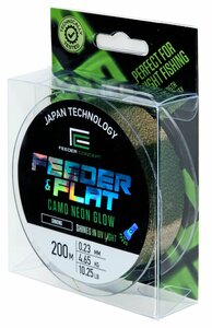 Леска моно. Feeder Concept FEEDER & FLAT Camo Neon Glow 200/023, фото 3