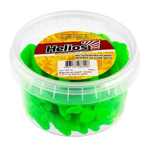 Виброхвост несъедоб. Catcher 2,75"/7 см Electric green 100шт. (HS-1-007-N) Helios, фото 2