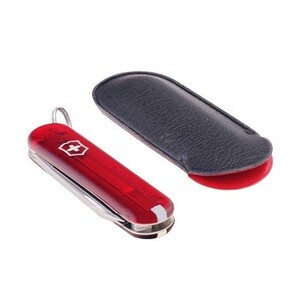 Нож-брелок Victorinox Classic, 58 мм, 7 функций, полупрозрачный красный, фото 2