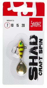 Тейл-спиннер Lucky John SHAD CRAFT SPIN 07.0г 004 в блистере, фото 3