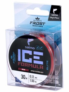 Леска моно. зим. Salmo Elite ICE FORMULA Wine red 030/012, фото 3
