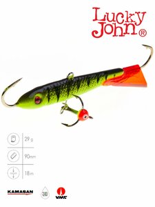 Балансир Lucky John CLASSIC 9 + тр. 90мм/31RT блистер, фото 2