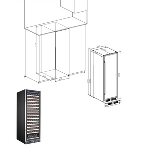 Винный шкаф Temptech WP180SCB, фото 6