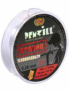 Леска монофильная WFT Penzill FLUOROCARBON Strong 100/028, фото 2