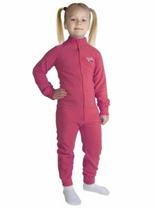 Комбинезон флисовый Norfin KIDS THERMO PINK 03 (розовый р.128-134), фото 3