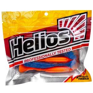 Виброхвост Chubby 3,55"/9 см Star Blue & Orange 5шт. (HS-4-044) Helios, фото 2