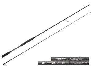 Удилище спиннинговое  Lucky John Kripton-X 28 8'0''/2.44, фото 2