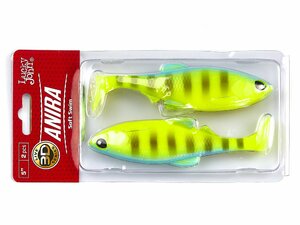 Виброхвосты LJ 3D Series ANIRA SOFT SWIM 5,0in (12,70)/A02 2шт., фото 4