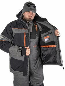 Костюм зимний Norfin DISCOVERY 3 GR 04 ( серо-черный р.XL-L), фото 10