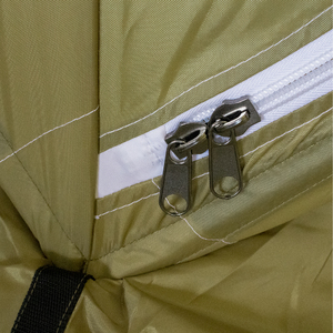 Палатка зимняя куб СЛЕДОПЫТ 2,1 х2,1 м, Oxford 210D PU 1000, S по полу 4,4 кв.м, цвет оливковый/белый, фото 5