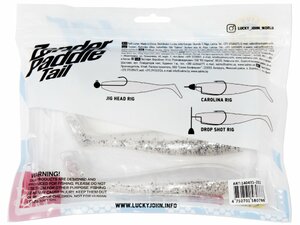 Виброхвосты LJ 3D Series Zander Paddle Tail 5.5in (14.00)/Z02 3шт., фото 5