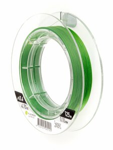Шнур плетёный Lucky John Vanrex х8 BRAID Fluo Green 125/010, фото 4