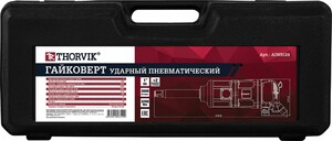 Thorvik AIWS124 Гайковерт пневматический 1"DR 3600 об/мин, 3260 Nm и головки торцевые ударные 1"DR 32, 33 мм, фото 2