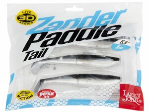 Виброхвосты LJ 3D Series Zander Paddle Tail 5.5in (14.00)/Z01 3шт., фото 4