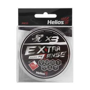 Шнур Extrasense X3 PE Red 92m 2.0/32LB 0.25mm (HS-ES-X3-2/32LB) Helios, фото 4