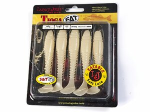 Виброхвосты съедобные LJ Pro Series TIOGA FAT 3.9in (10.00)/033 5шт., фото 4