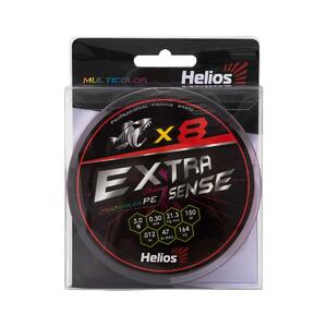 Шнур Extrasense X8 PE Multicolor 150m 3/47LB 0.30mm (HS-ES-X8-3/47LB) Helios, фото 2