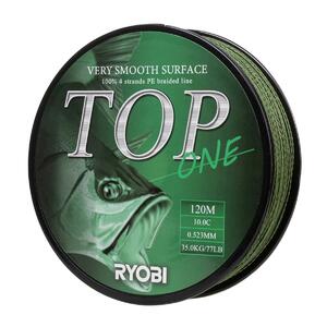 Шнур TOP PE4X-120M 10,0/d-0.523mm Dark green Ryobi, фото 5