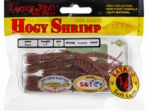 Виброхвосты съедоб. искусст. LJ Pro Series HOGY SHRIMP 3.5in (08.90)/S14 5шт., фото 4