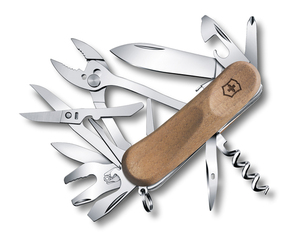 Нож Victorinox EvoWood S557, 85 мм, 19 функций, дерево, фото 1