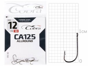 Крючки Cobra Allround STRUGER сер. CA125 разм. 012 10шт., фото 2