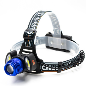Фонарь налобный "СИБИРСКИЙ СЛЕДОПЫТ-Лайт", 1 LED + 2 COB, zoom, аккум.2x2200mAh/60/, фото 2