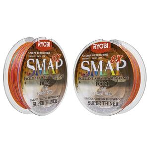 Шнур SMAP PE8X-100M 2.0# Multi Colour 0,235мм Ryobi, фото 7