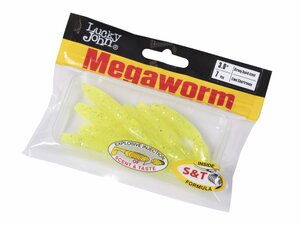 Виброхвосты съедоб. искусст. LJ Pro Series MegaWorm 3,0in (7,60)/071 7шт., фото 4