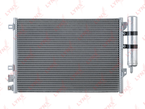 Радиатор кондиционера LYNXauto RC-0663. Для: RENAULT Clio 1.1-1.6 99> / Symbol 1.1-1.4 08-14