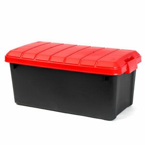 Ящик многофункц. особопрочный СЛЕДОПЫТ Expedition Box, 50 л, 700х360х320 мм, цв. черный/красный, фото 5