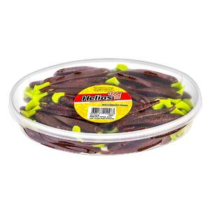 Виброхвост несъедоб. Jumbo 4,95"/12.5 см Rusty Gold & Lime 100шт. (HS-7-017-N) Helios (0), фото 2