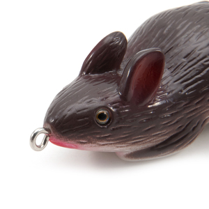 Мышь-незацепляйка Namazu MOUSE с лепестками, 76 мм, 26 г, цвет 18, крючок-двойник YR Hooks (BN) #2/0, фото 7